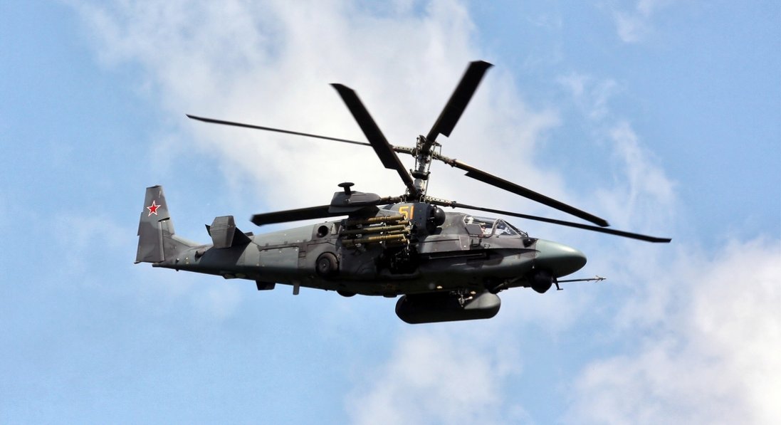 В Азовське море упав російський вертоліт Ка-52