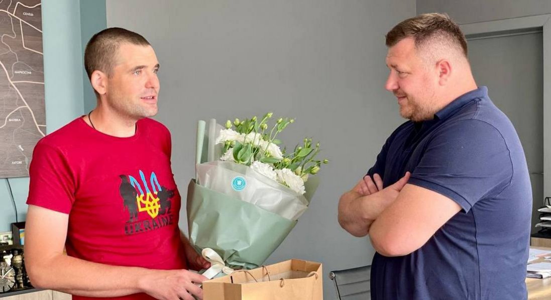 Захисник з Волині Юрій Москалюк повернувся додому після 14 місяців полону в рф