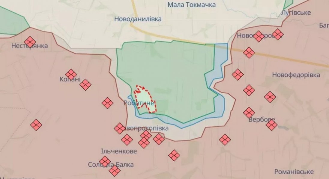 На Запорізькому напрямку збили російський Су-25