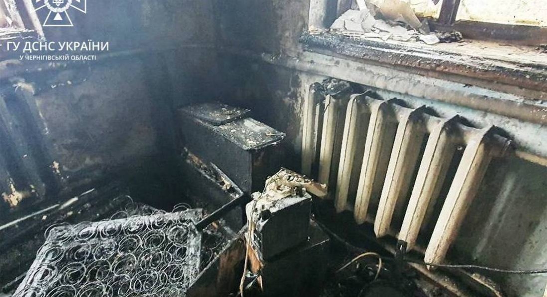 На Чернігівщині згоріли двоє дітей з мамою