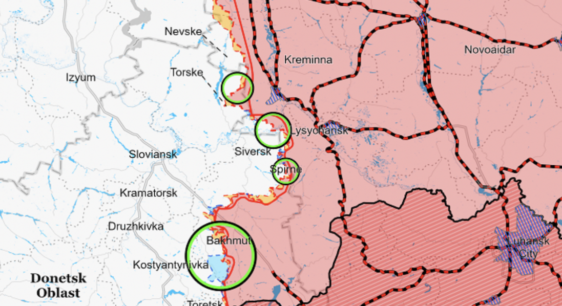 Вздовж усієї лінії зіткнення йдуть позиційні бої - аналітики