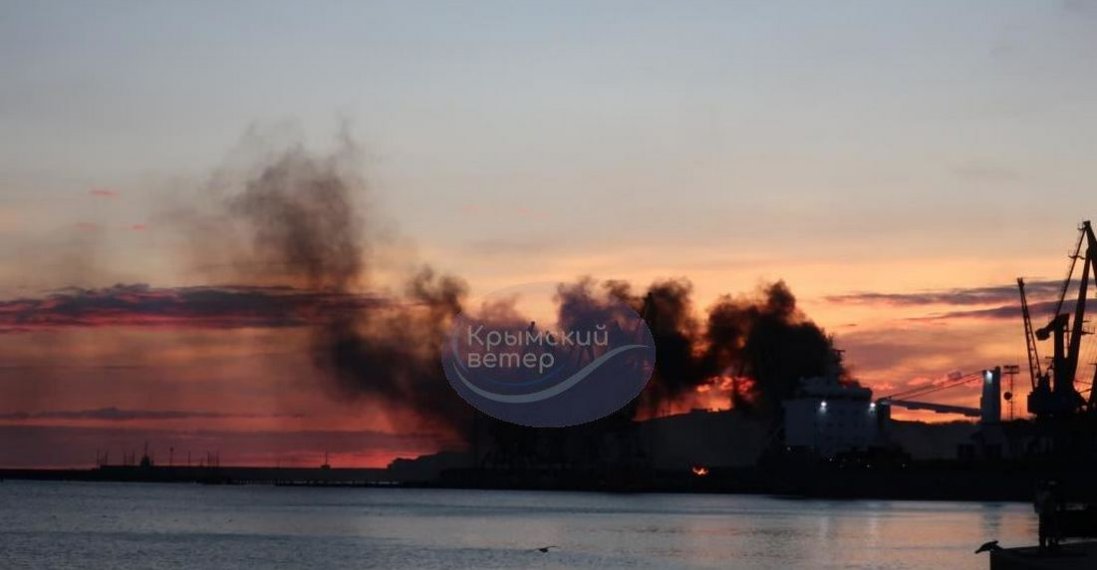 На знищеному в Криму кораблі «Новочеркаськ» були боєприпаси