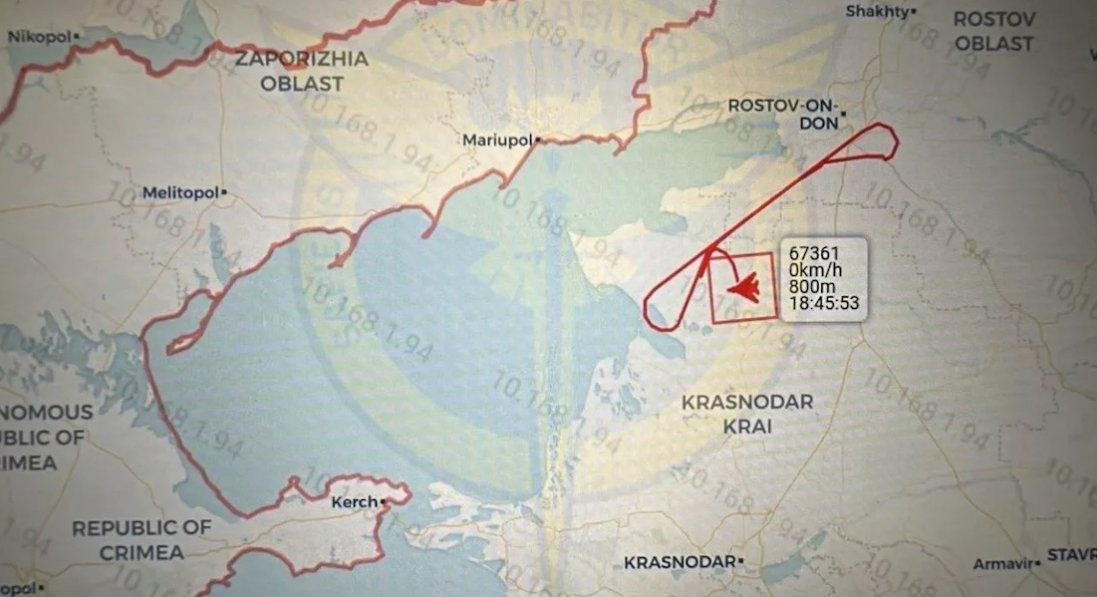 Що відомо про літак рф, який збили над Азовським морем