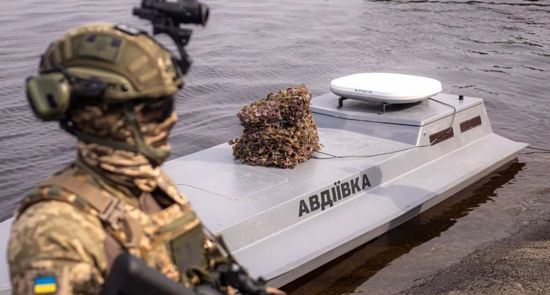 Показали тестування морського дрона «Авдіївка»