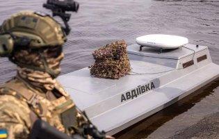 Показали тестування морського дрона «Авдіївка»