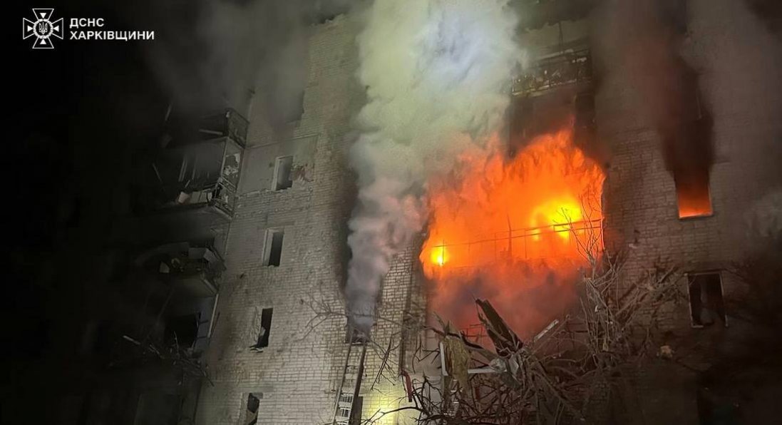 На Харківщині росіяни скинули бомбу на будинок