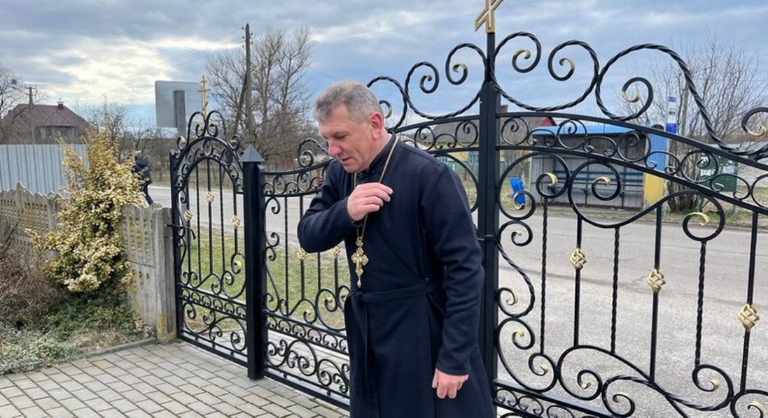 Священник із Запорізької області в окупації продовжував богослужіння українською