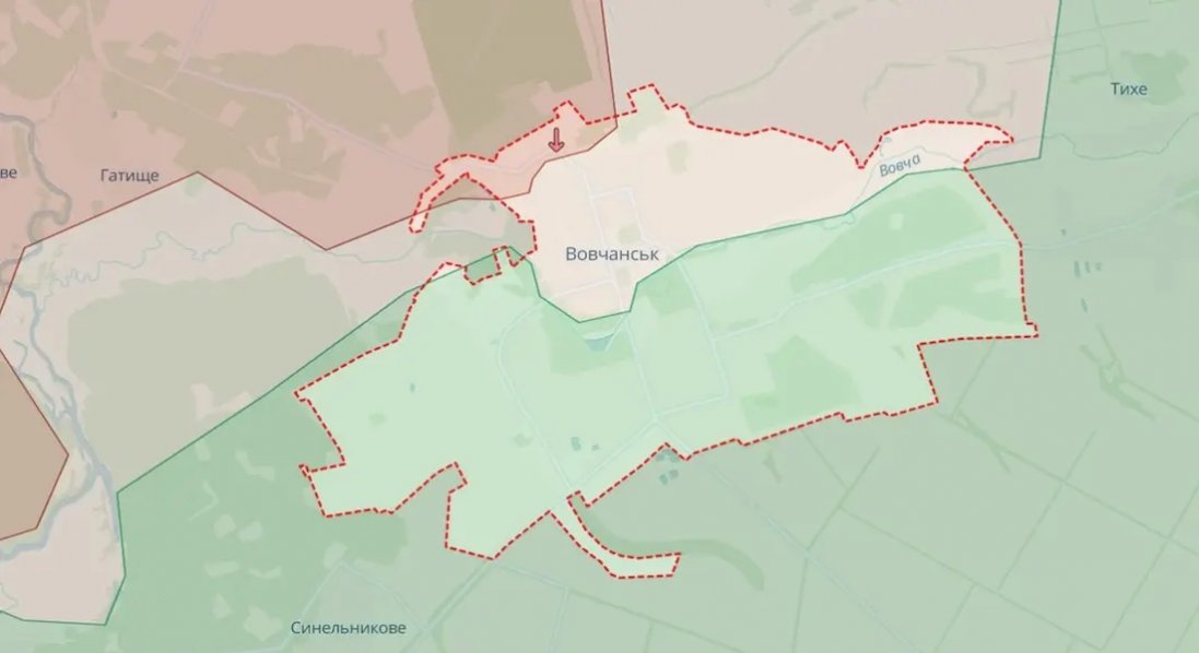 Українські військові контролюють 60% Вовчанська: лінія фронту проходить по річці