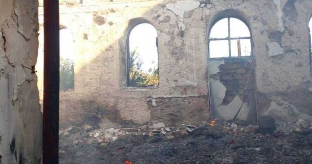 На Херсонщині росіяни знищили церкву XIX століття