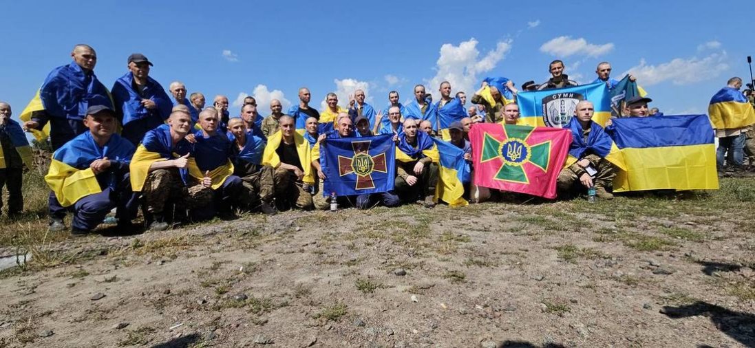 З полону рф повернули 95 українських захисників