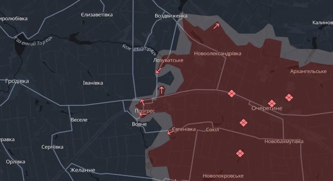 росіяни захопили село Прогрес на Донеччині - DeepState