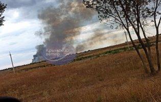 У Криму була пожежа в районі одного з аеродромів