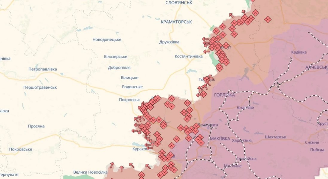 росіяни за жовтень окупували майже 500 км2 України — DeepState