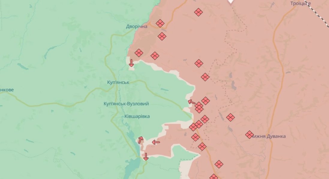 На Куп'янському напрямку росіяни пішли на штурм, переодягнувшись у форму ЗСУ