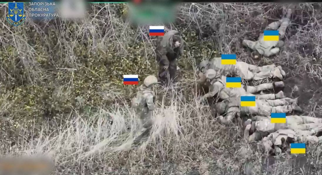 У  Запорізькій області окупанти розстріляли військовополонених українців