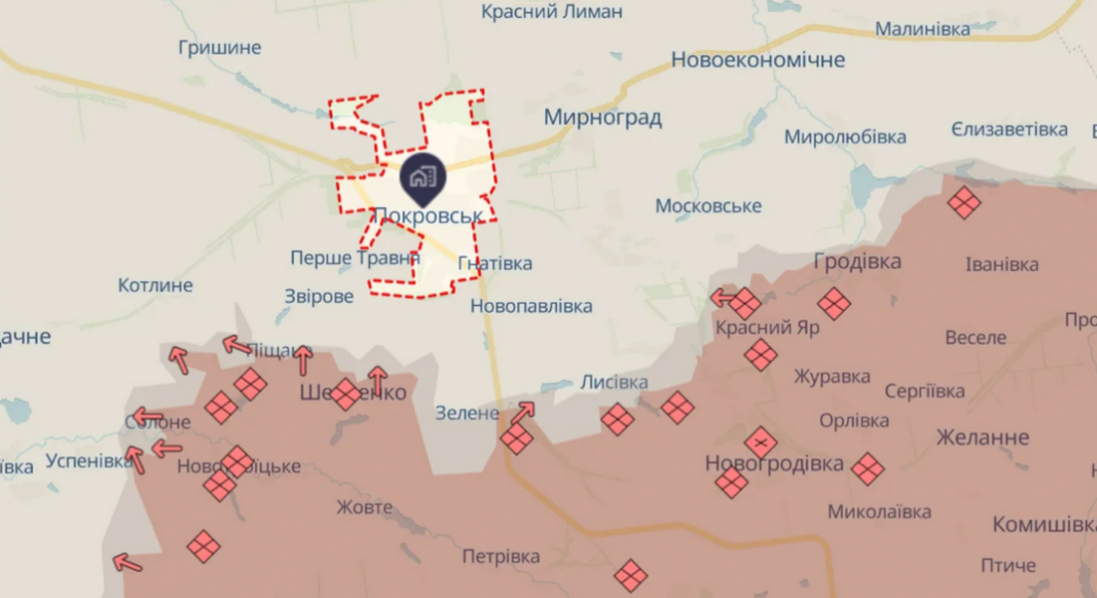 росіяни намагаються обійти Покровськ