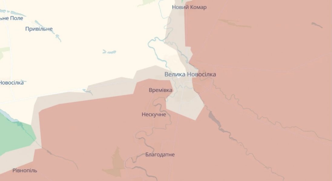 На Донеччині біля Великої Новосілки є ризик оперативного оточення