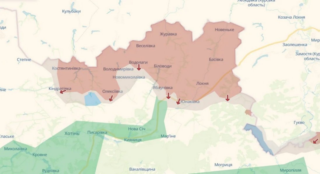 На Сумщині захисники просунулися в районі Олексіївки