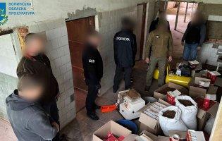 Волиняни незаконно виготовляли цигарки у дитячому таборі