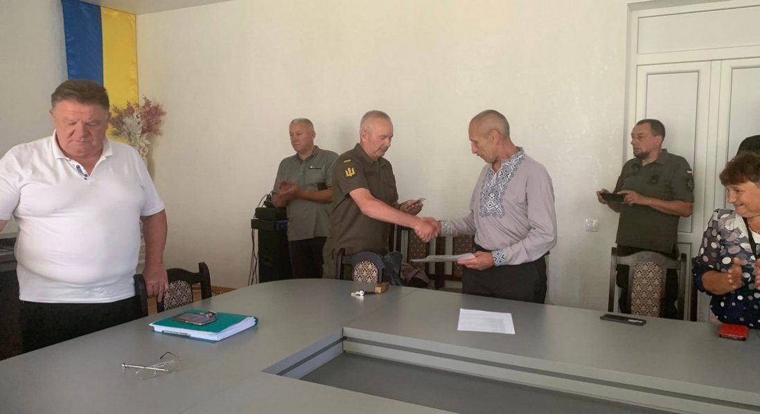 Відзнаку Міноборони України отримав звільнений з полону волинянин