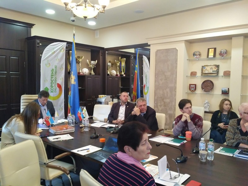 Коростень, робоча зустріч представників громади під час розробки адаптаційного плану