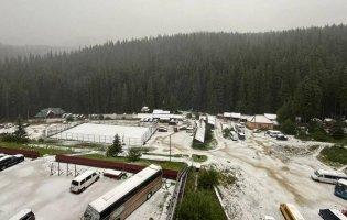 У Карпатах випав сніг