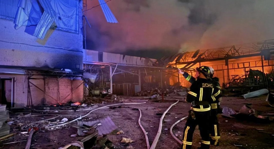 Біла Церква зазнала масованої атаки російськими дронами