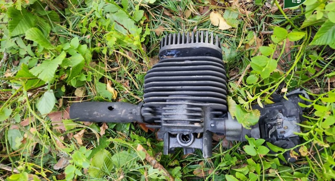 На Волині в лісі знайшли уламки збитого шахеда