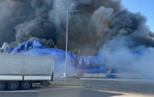 На Київщині росіяни обстріляли логістичний центр «Епіцентру»