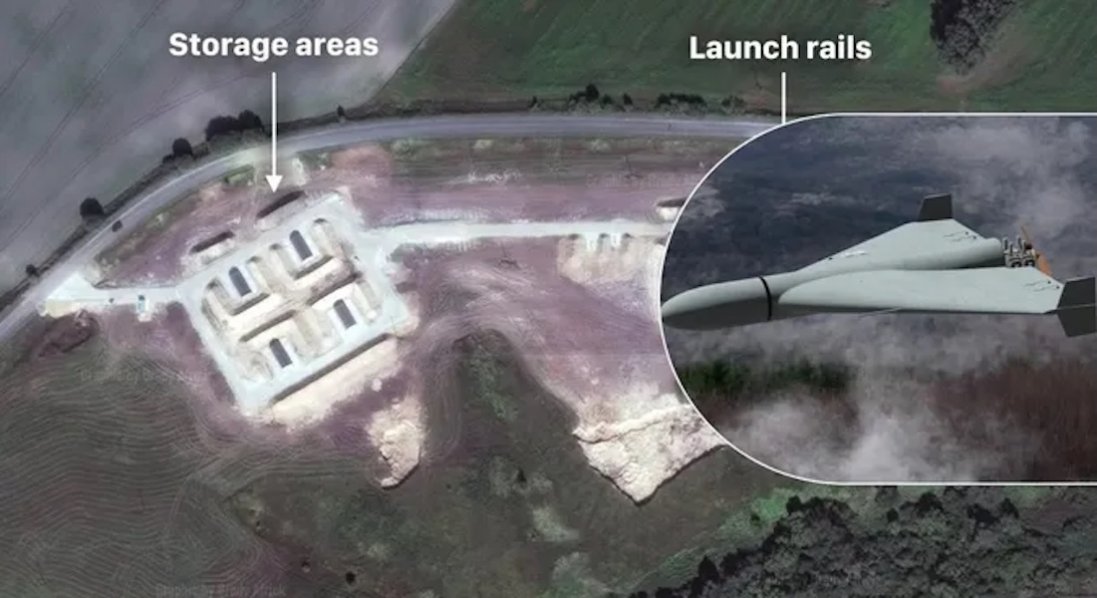 росія звела нову базу для запуску «шахедів»