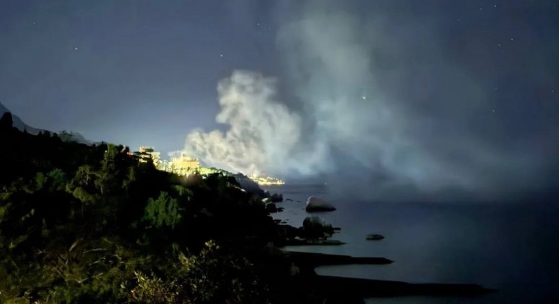 росіяни заявили про атаку дронів на санаторій у Криму