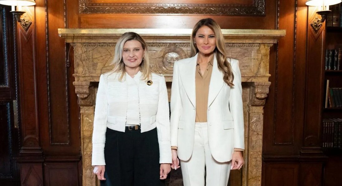 Олена Зеленська зустрілася з Меланією Трамп: про що говорили