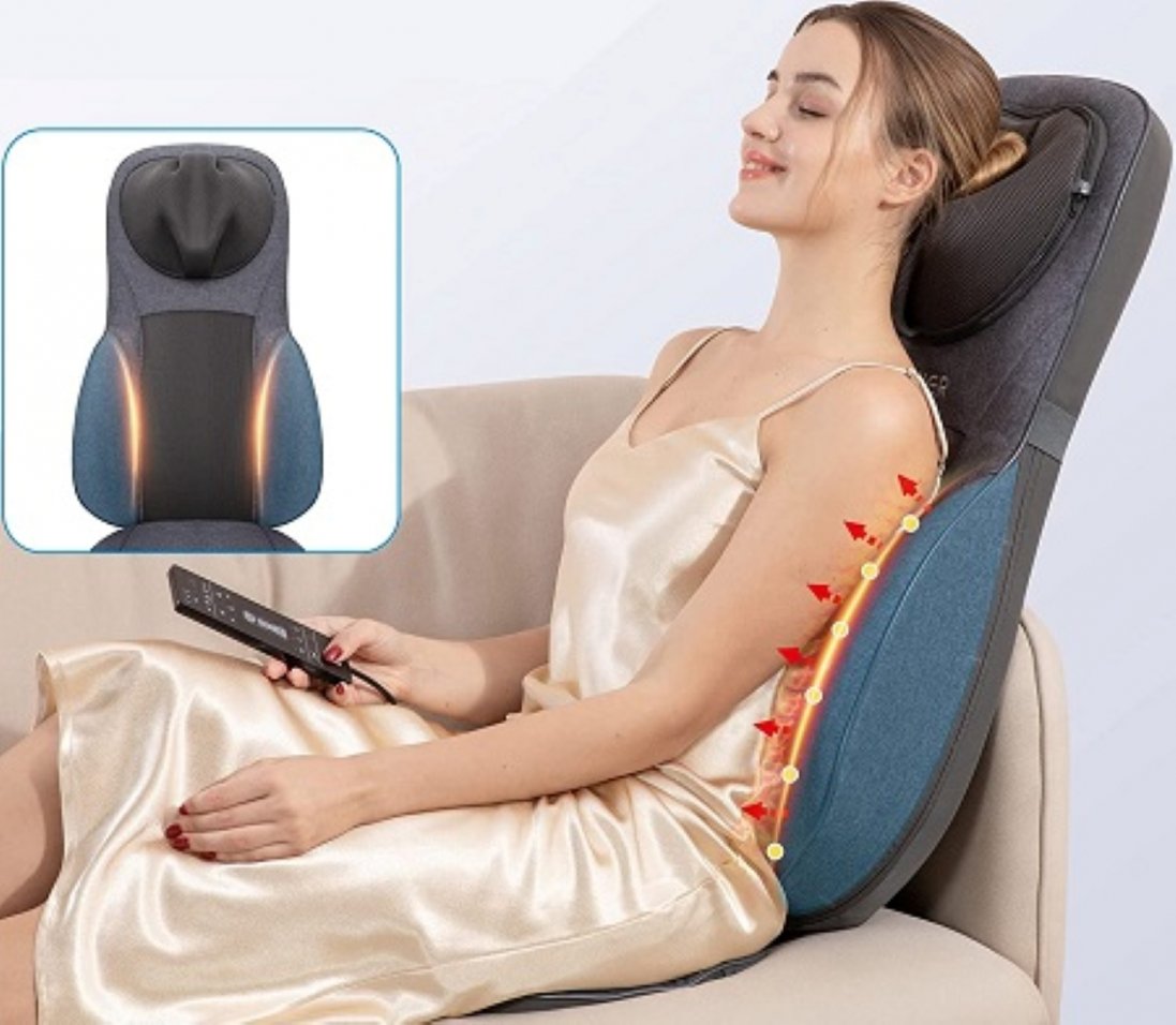 Масажні накидки для спини та шиї: як вони працюють