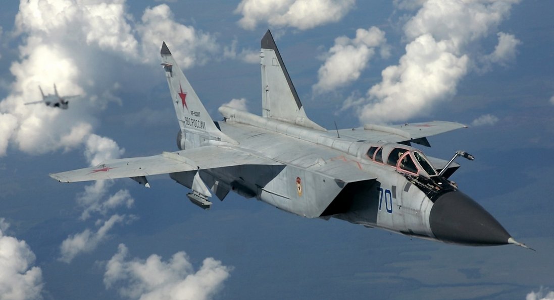 На росії розбився винищувач МіГ-31