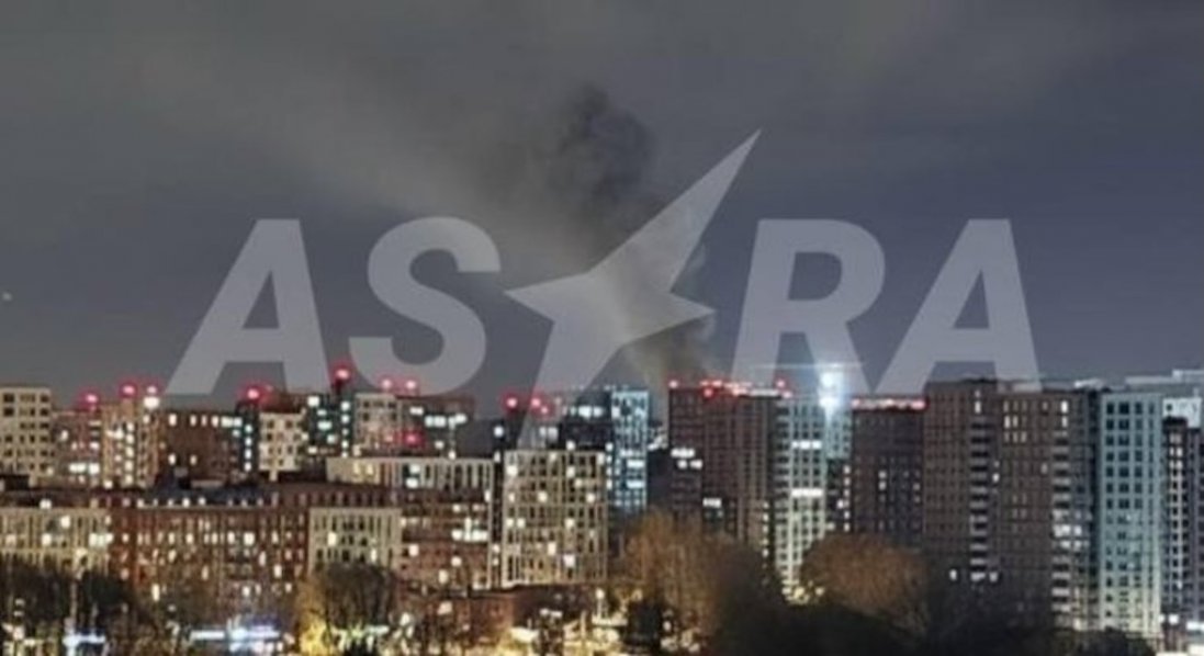 На москву кілька годин поспіль летіли десятки безпілотників