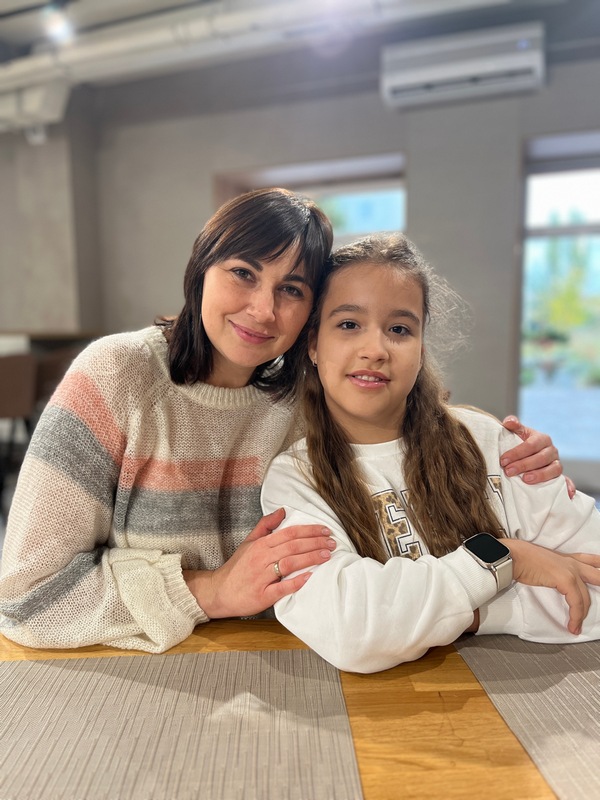 Мар'яна Кошманюк із донькою Маргаритою