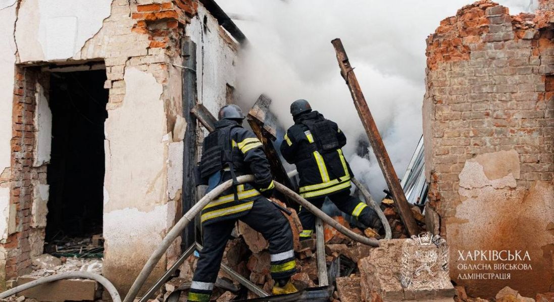 росіяни атакували район старої забудови Харкова