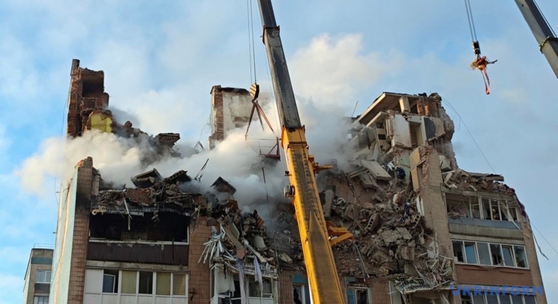 У Тернополі внаслідок атаки повністю зруйновані понад 120 квартир