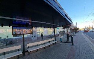 У Луцьку тимчасово не працюють табло на зупинках громадського транспорту