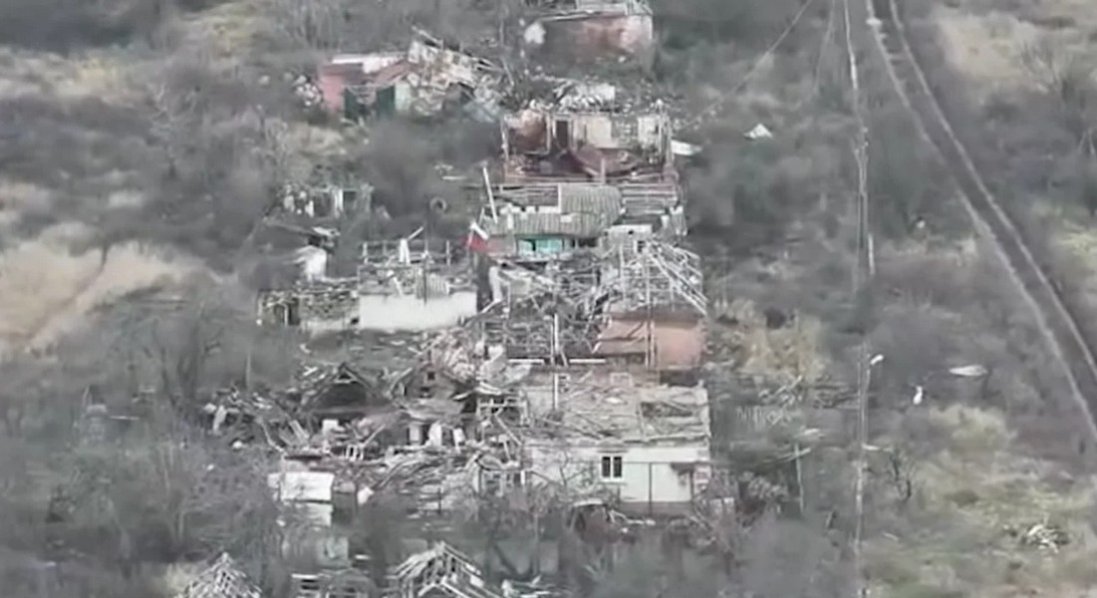 У Вовчанську росіяни намагалися вивісити триколор