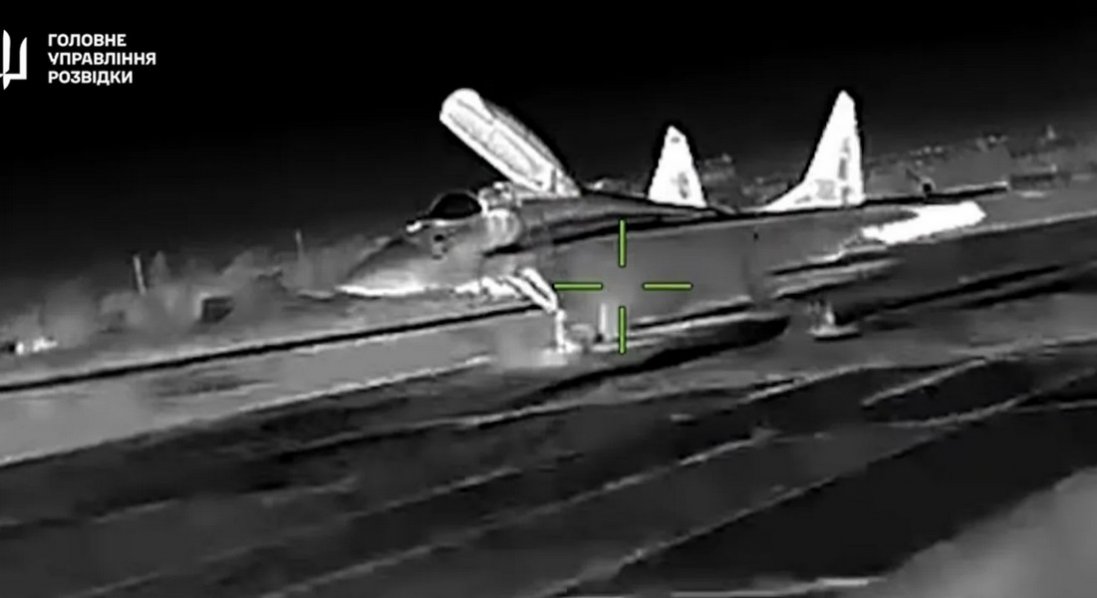 У Криму ГУР знищило російський винищувач МіГ-29