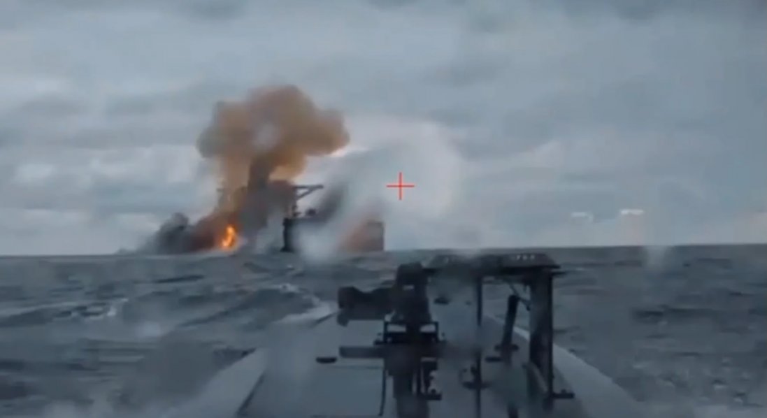 Морські дрони СБУ уразили танкер «тіньового флоту» рф