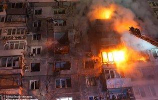 У Запоріжжі росія вдарила по багатоповерхівці