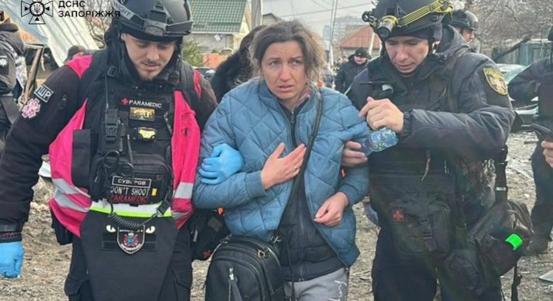 росія завдала авіаудару по Запоріжжю