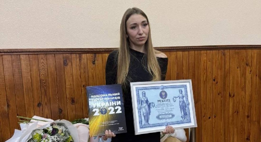 В ім’я загиблого батька встановила рекорд України