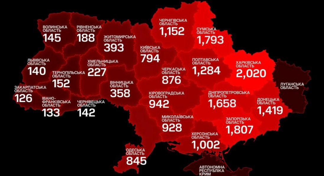 На Волині за 2025 рік пролунало 145 повітряних тривог