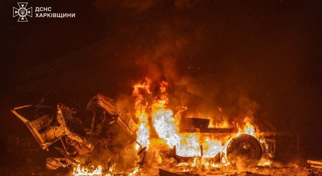 росіяни вночі атакували передмістя Харкова і центр Одеси