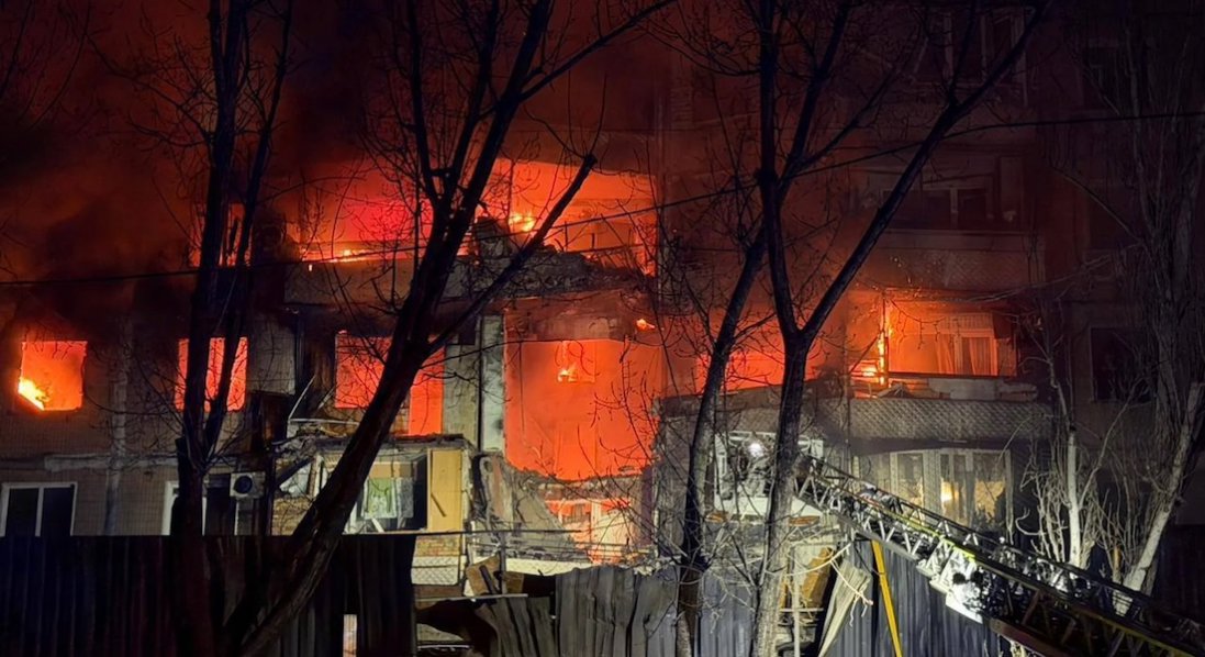 росіяни масовано атакували Одесу безпілотниками