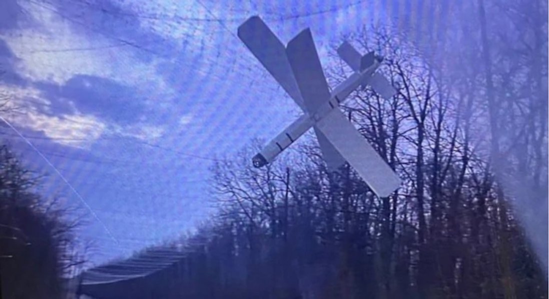 У антидроновій сітці на Слов'янському напрямку застряг російський «Ланцет»