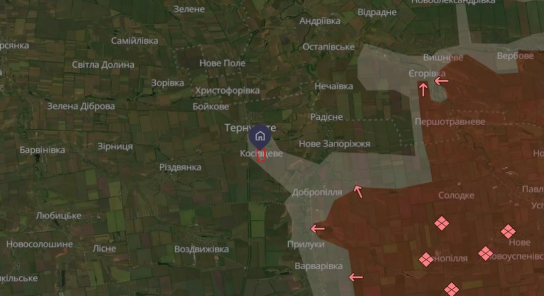 Сили оборони зачистили від військ рф Косівцеве на Запоріжжі